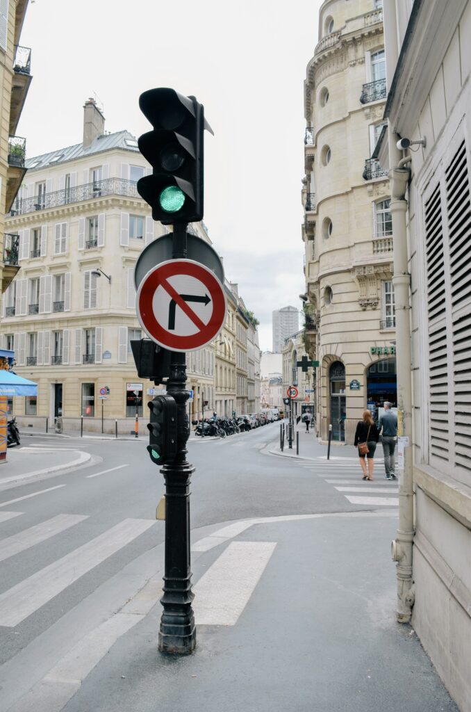 Turning sign